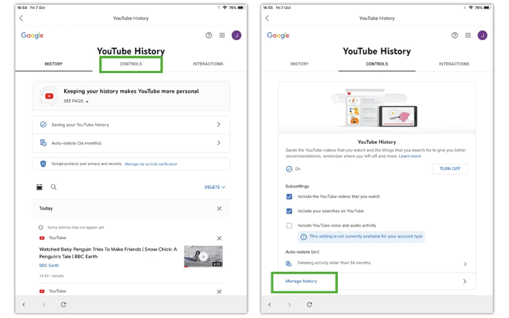 Youtube step 8
